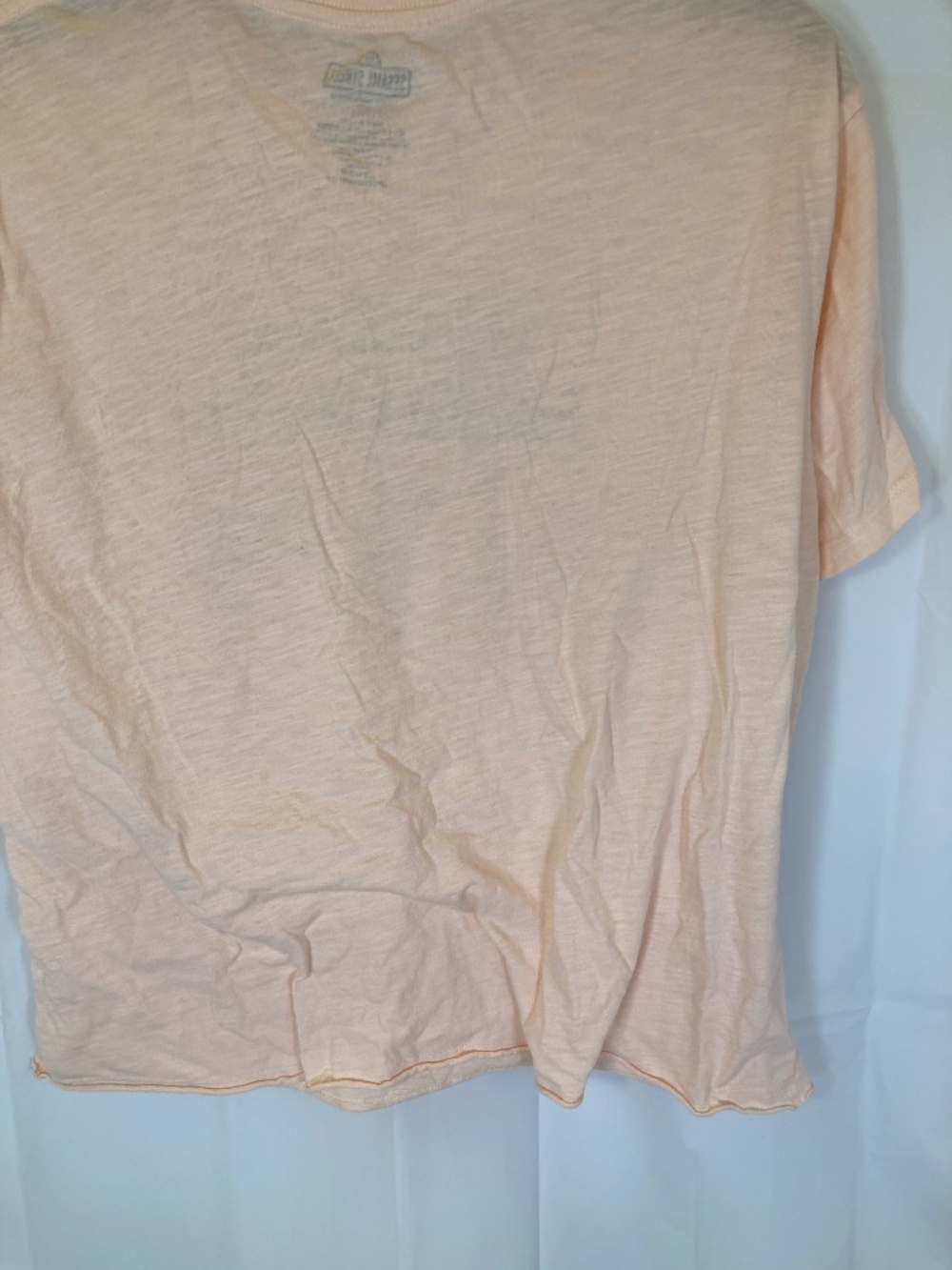 Sesame Street Original Influencers Shirt Sz L Juniors Short Sleeve Peach - Picture 12 of 12